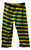 Mardi Gras Leggings Girls 6  Stripe Purple Green Yellow Soft Knit