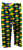 Mardi Gras Leggings 18 - 24 Mth Diamond Purple Green Yellow Soft Knit