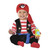 Baby Buccaneer Boy With Parrot Infant 0 - 6 Months Pirate Costume