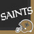 New Orleans Saints Lunch Napkins 16 ct Black Gold