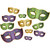 Mardi Gras Mask Cut Out Decorations