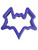 Halloween Comfort Grip Bat Cookie Cutter Wilton Plastic Halloween Comfort Grip Bat Cookie Cutter Wilton Plastic