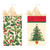 Nostalgic Christmas Tree and Holly 2 Ct Paper Gift Bags