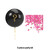 Pink Gender Reveal Balloon Kit Girl Black ? Confetti