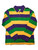 Child Medium Classic Mardi Gras Stripe PGG Long Sleeve Polo Shirt