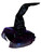 Mystical Floppy Tall Black Purple Sparkle Witch Hat with Spider Mystical Floppy Tall Black Purple Sparkle Witch Hat with Spider