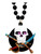 Pirate Skull Gasparilla Mardi Gras Necklace Beads