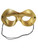 Gold Mask action hero Masquerade costume