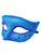 Blue Venetian Men Elegant Masquerade Mardi Gras Halloween Costume Glitter Mask