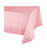 Classic Pink Touch of Color Premium Plastic Tablecover 54 x 108