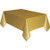 Gold Plastic Tablecover 54 x 108