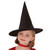 Child Girls Classic Black Halloween Witch Hat