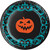 Jack O'Lantern 8 Ct 9" Lunch Dinner Plates Halloween Symbols