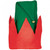 Child's Felt Elf Hat 13" x 11" Red Green