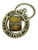 Silver and Gold Tone Mardi Gras New Orleans Keychain