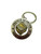 Silver and Gold Tone Mardi Gras New Orleans Keychain