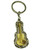 Silver and Gold Tone Mardi Gras New Orleans Keychain