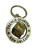 Silver and Gold Tone Mardi Gras New Orleans Keychain