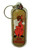 Plastic Black Jazz Musician New Orleans Keychain