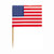 American Flag Cupcake Dessert Picks 30 ct 2.5"