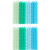 Cool Ombre Spiral 24 Ct Birthday Candles Blue Green