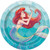 Ariel Little Mermaid 8 Ct 7 inch Dessert Cake Plates