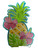 Pineapple Flamingo Luau 3 ct Mini 6" Centerpiece Decorations