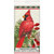 Red Cardinal Christmas Plaid Plastic Tablecover  54 x 84