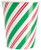 Peppermint 8 Ct 9 oz Hot Cold Paper Cups Christmas Holiday Office