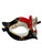 Red Black Gold Small Venetian Masquerade Mardi Gras Mask