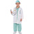 Doctor Halloween Costume Child Toddler 3T 4T 3-4