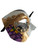 Men's Phantom Purple Harlequin Large Mardi Gras Masquerade Mask