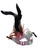 Pink Silver Mardi Gras Venetian Masquerade Mask Feathers