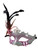 Pink Silver Mardi Gras Venetian Masquerade Mask Feathers