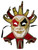 Jester Red Music Decorate Wear Mardi Gras Masquerade Mask Wall Hanging Jester Red Music Decorate Wear Mardi Gras Masquerade Mask Wall Hanging