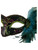 Black Green Gold Child Small Teen Adult Venetian Feather Mask Black Green Gold Child Small Teen Adult Venetian Feather Mask