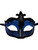 Blue Black Glitter Venetian Masquerade Dance Costume Mask