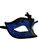 Blue Black Glitter Venetian Masquerade Dance Costume Mask