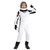 In Flight Space Suit Astronaut Costume Boys Child Medium 8-10 White