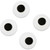 Large White Black Candy Eyes Eyeballs Royal Icing  Wilton