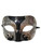 Black Silver Venetian Men's Mardi Gras Masquerade Mask