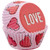 LOVE Hearts Valentine's 75 Ct Baking Cups Cupcake Liners Wilton LOVE Hearts Valentine's 75 Ct Baking Cups Cupcake Liners Wilton