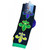 Mardi Gras Purple Green Yellow Regular Fleur de Lis Black Socks One Size Mardi Gras Purple Green Yellow Regular Fleur de Lis Black Socks One Size