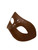 Brown Leather Laser Cut Venetian Masquerade Dance Western Mask