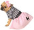 50's Girl Pink Small Dog Costume Halloween Outfit Sock Hop