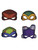 Rise Of The Teenage Mutant Ninja Turtles Masks 8 Ct TMNT