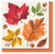 Cascading Fall Leaves 16 Beverage Cocktail Napkins Thanksgiving