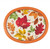 Cascading Fall Leaves 8 Ct Paper Banquet Buffet Oval Platters Plates Thanksgiving