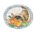 Decadent Cornucopia 8 Ct Paper Banquet Buffet Oval Platters Plates Thanksgiving