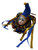 Jester Doll Royal Blue Magnet Shelf Party Favor Ornament Mardi Gras
